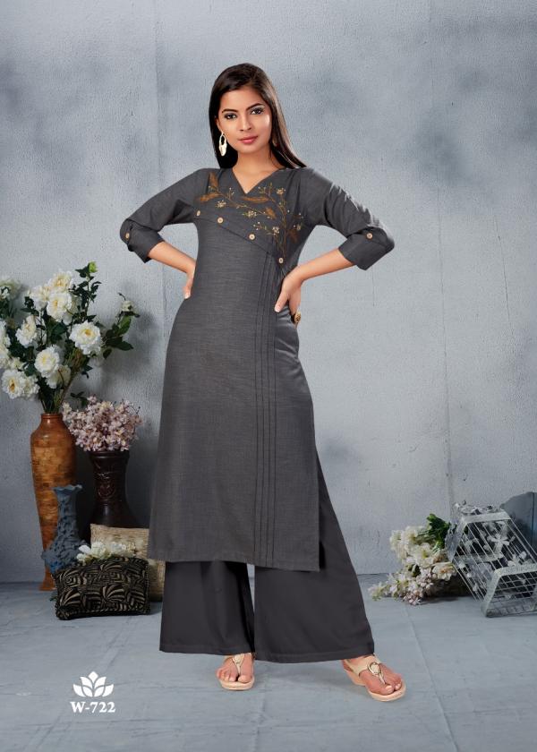 Snapstyle Classic-Cotton-With-Embroidery-Kurti